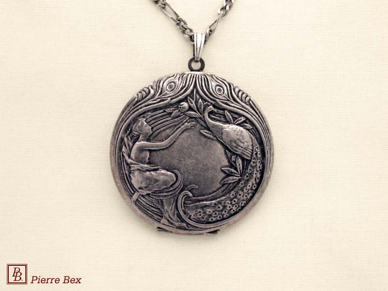 Pierre-Bex Art-Nouveau large locket 41263-01
